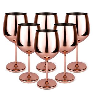 Tasses en acier inoxydable durables, couleur or rose classique, pour champagne et vin, pour mariages et occasions spéciales, excellent cadeau indien - Product Image 1