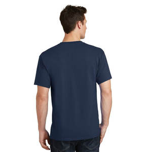 T-shirts personnalisés d'été respirants pour adultes sérigraphie T-shirt classique en coton à col rond pour homme - Product Image 3