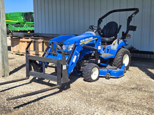 Best Price Wholesale New Hollandds Workmaster 25S Farm Tractor Front Loader Hydrostatic Transmission 4WD <b>Wheels</b> Pump Ready <b>Ship</b> - Product Image 2