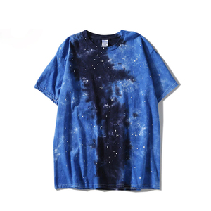 Nouveau T-shirt Tie Dye personnalisable pour hommes Nouvelle mode pour hommes Col rond Premium Coton doux à manches courtes T-shirts pour hommes à vendre - Product Image 1