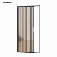 Moustiquaire de fenêtre à cadre en aluminium, moustiquaire de porte suspendue rétractable et pliable, moustiquaire coulissante horizontale