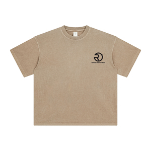 Camiseta personalizada para hombre, lavado con ácido, Camiseta lisa de gran tamaño, 250 GSM, pintura en aerosol de algodón pesado, lavado a la piedra, peso pesado - Product Image 6