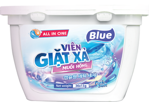 Detergente para ropa azul y rosa, tabletas líquidas, 48 cápsulas * bolsa de 13G, uso de sal para ropa - Product Image 2