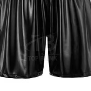 Shorts de boxe sportifs haut de gamme à taille élastique 100 % polyester, couleur unie – Personnalisables, marque privée, séchage rapide, collection 2025 - Product Image 3