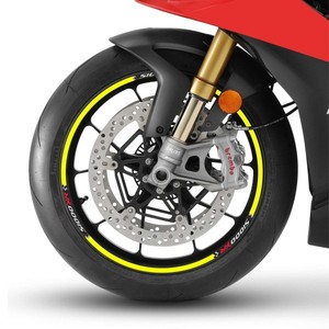 Kit de Adhesivos Fluorescentes Amarillos para Ruedas de 17 Pulgadas, Compatible con la Motocicleta BMW S1000 XR, Ideal para Decoración - Product Image 1