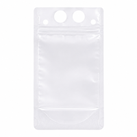 Pochettes souples personnalisées imprimées en PE avec bec verseur 150ml 200ml, sachets d'emballage liquide verticaux pour jus et boissons