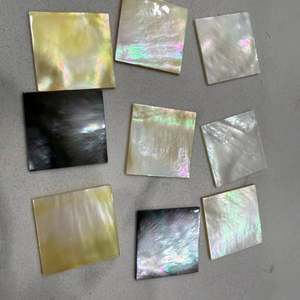 Natural Crafts White Mother of Pearl Inlay Blanks perfect for Art Elegant Decorative Gift With Mother of Pearl Inlays - Product Image 1