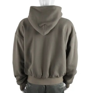 Sudaderas con capucha lisas en blanco Logotipo personalizado Heavy Fleece Sudadera con capucha impresa personalizada Estilos de calle Gimnasio Sudadera con capucha de peso pesado en blanco personalizado - Product Image 1