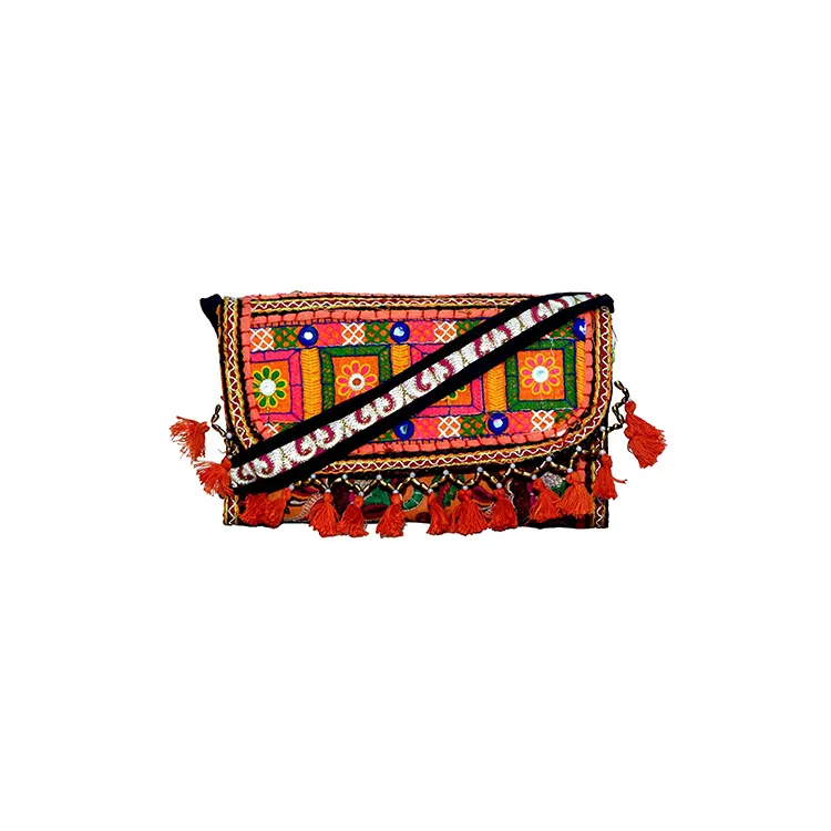 Handgemachte indische Boho Banjara Bohemian Tasche Langlebige handgemachte Jute Boho Banjara Taschen für Frauen & Mädchen zum Verkauf