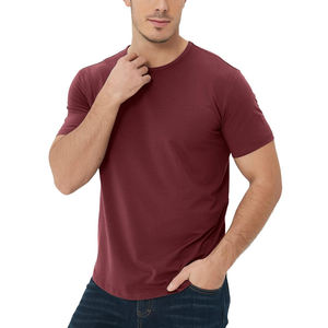 T-shirts unis pour hommes T-shirt unisexe imprimé graphique vierge T-shirts personnalisés T-shirt en coton pour hommes - Product Image 4
