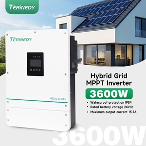 Inversor Solar Híbrido de 3.6kW 24V, IP54 Impermeable, Conectado/Desconectado de la Red, Onda Sinusoidal Pura, <span class=keywords><strong>Directo</strong></span> de Fábrica - Product Image 1