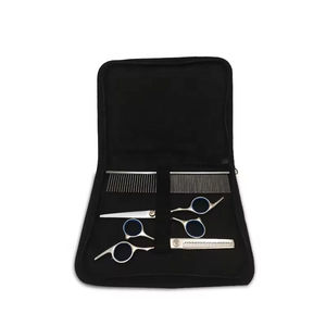 Kit de Tijeras de Peluquería Canina de Acero Inoxidable Recto para Zurdos de Alta Calidad, Juego de Tijeras para Pelo de Mascotas, Herramientas de Belleza para el Cuidado de Mascotas - Product Image 6