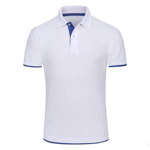 T-shirt Homme Blanc Tricoté Écologique Vintage à Manches Courtes en Polyester/Coton Décontracté Respirant Couleur Unie pour le Golf - Product Image 1