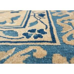 Tapis en laine noués à la main Pechino Gold Paem-463, motif floral classique pour grandes surfaces, pour salon et chambre, faits à la main, en PVC - Product Image 3