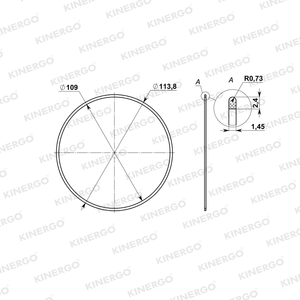 Joint d'étanchéité SRHK03 pour Hyundai / Kia A8LF1, A8LF2 - Product Image 2