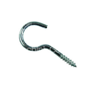 GANCHO CURVO Art. 103 CON TORNILLO EN HIERRO acero galvanizado - Product Image 1