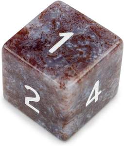 Dados de Piedra de Alta Calidad, Jaspe Fantasía, Piedra Preciosa Grabada, Juego de Dados Personalizados de Piedra Dorada, Dados de Cristal Natural Vikingos, Mayorista - Product Image 4