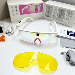 Lunettes intelligentes AI, lunettes de soleil intelligentes, caméra 8MP, Wi-Fi, enregistrement audio, assistant IA, monture en métal, étanche IPX4 - Product Image 3