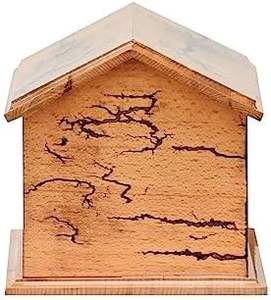 Hut Shape Antique Beachwood Cremation <b>for</b> Human Keepsake <b>Box</b> with Lid Adult Cremations Funeral <b>Pet</b> Ashes <b>Memorial</b> - Product Image 2