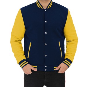 Logotipo personalizado Chenille bordado hombres Letterman chaquetas de alta calidad de invierno de talla grande hombres chaqueta de béisbol Varsity chaqueta - Product Image 6