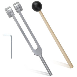 Diapasones Médicos de Acero Inoxidable de 128 Hz, Martillo de Silicona, Manual, Certificado CE, para Reparación y Equilibrio del ADN - Product Image 5