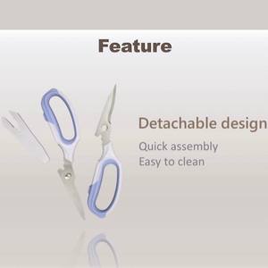 Ciseaux de cuisine Ciseaux de cuisine multifonctionnels Conception détachable Acier inoxydable Utilisation quotidienne des coupes de cuisine Toutes saisons Nouvel An - Product Image 3