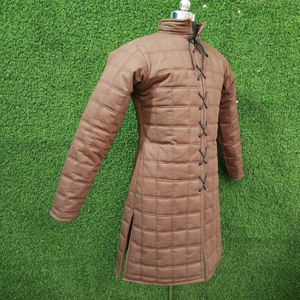 Gambeson médiéval coton manteau épais rembourré Akteon veste à manches longues historique armure Sca Festival Costume Viking bataille veste - Product Image 2