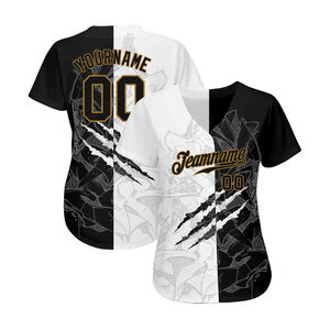 Gran oferta, camiseta de béisbol con sublimación, Kit de uniforme de talla grande, tela transpirable, ropa deportiva de alta calidad para entrenamiento de equipos - Product Image 6