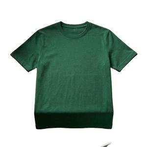 เสื้อยืดผู้หญิงผ้าฝ้ายผสมสแปนเด็กซ์ พิมพ์ลายฤดูร้อน ยืดหยุ่น ระบายอากาศ สีพื้น เรียบง่าย สบายๆ ผลิตโดยโรงงาน OEM - Product Image 1