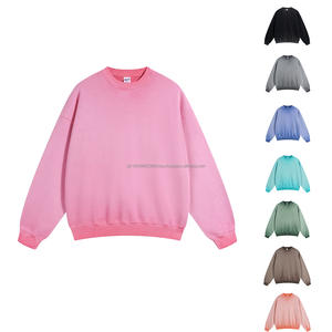 Sudadera Personalizada de Alta Calidad, Estilo Urbano, 100% Algodón, Felpa Francesa, Talla Grande, Estilo Vintage, Lavado Ácido - Product Image 1