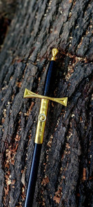 Épée antique HAND MARICLES en gros, épée médiévale maçonnique pour cosplay d'Halloween, lame en acier de Damas, manche en aluminium, OEM - Product Image 4