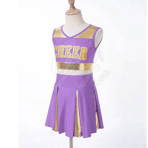 Vêtements d'entraînement Uniforme de cheerleading de dernière conception Uniforme de cheerleading à contraste de couleur en gros - Product Image 5
