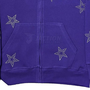 Sudaderas con Pedrería para Hombre, de Invierno, con Logotipo Personalizado, Estilo Único, Tela Transpirable, Precio Razonable, Servicio OEM - Product Image 4