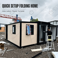 Maison mobile modulaire de luxe de 20 pieds, design brique, normes US/AU, conteneur extensible pour habitation compacte