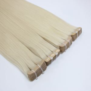 เทป100% เวียดนามผมบริสุทธิ์ผู้ขายสารฟอกขาวและย้อมสีทั้งหมด - Product Image 1