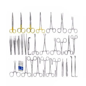 High Quality 108 Pcs Major Surgery Basic Set German Grade Stainless Steel Surgical Medical Instruments Set CE ISO Approved - Product Image 1