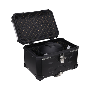 Waterproof Motorcycle Tail Box 50L Luggage Box Anti-Scratch Aluminium Alloy High Capacity