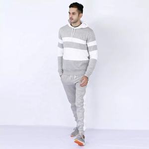 Venta al por mayor 100% algodón logotipo personalizado bordado chándales alta calidad Casual deportes diseño liso - Product Image 3