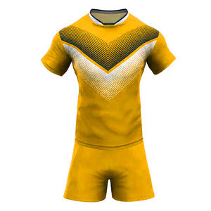 En uno Uniformes de rugby de color sólido 2025 Impresión de logotipo personalizado Uniformes de rugby de diseño más nuevo profesional - Product Image 6