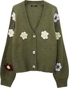 Suéter de Punto de Seda de Manga Larga para Mujer, Otoño Invierno 2024, Nuevo Diseño Transfronterizo Europeo y Americano, Estilo Casual - Product Image 4