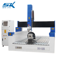 4 axes 3d madera cnc diy bois eva mousse sculpture fraisage planche de surf façonnage machine de gravure à vendre