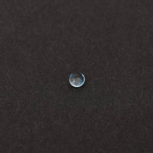 Aguamarina brasileña natural 2mm corte redondo 0,10 Cts piedra preciosa para hacer joyería - Product Image 5