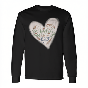 Camiseta de manga larga con diseño de corazón y versículo bíblico de 1 Samuel 2, regalo religioso - Product Image 2