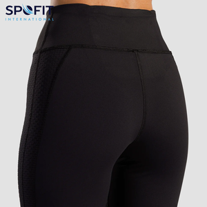 เลกกิ้งโยคะของผู้หญิงน้ำหนักเบาไร้รอยต่อผ้าฝ้าย/วัสดุไม้ไผ่ระบายอากาศได้ดีปรับแต่งได้ - Product Image 6