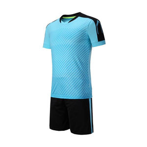 ชุดเสื้อฟุตบอลสโมสรคุณภาพชุดเสื้อเจอร์ซีย์ฟุตบอลโพลีเอสเตอร์100% - Product Image 3