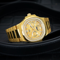 Reloj de Lujo GFL-JR005 con Manecillas Luminosas, Reloj de Hombre de Acero Inoxidable, Relojes de Pulsera Mecánicos de Moda, OEM ODM