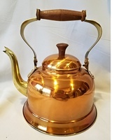 Bouilloire élégante en acier inoxydable à effet martelé, compatible gaz et induction, avec couvercle de style américain pour le service du thé