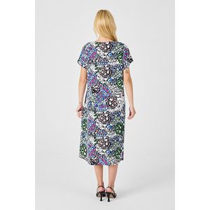 Abito Midi scollo a V con maniche corte modello ragazzo - Product Image 4