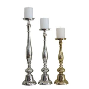 Newly Design Metal <b>Pillar</b> Candle Holder Gold & Silver Color for Home & Wedding Tabletop <b>Lighting</b> Decor Candle <b>Pillars</b> - Product Image 3