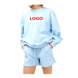 Conjunto corto con capucha para mujer, venta al por mayor, moda de algodón, dos piezas, ropa de salón, Sudadera con capucha, ropa elegante, ropa de gimnasio, ropa deportiva - Product Image 6